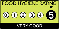 Food Hygiene Rating 5 stars